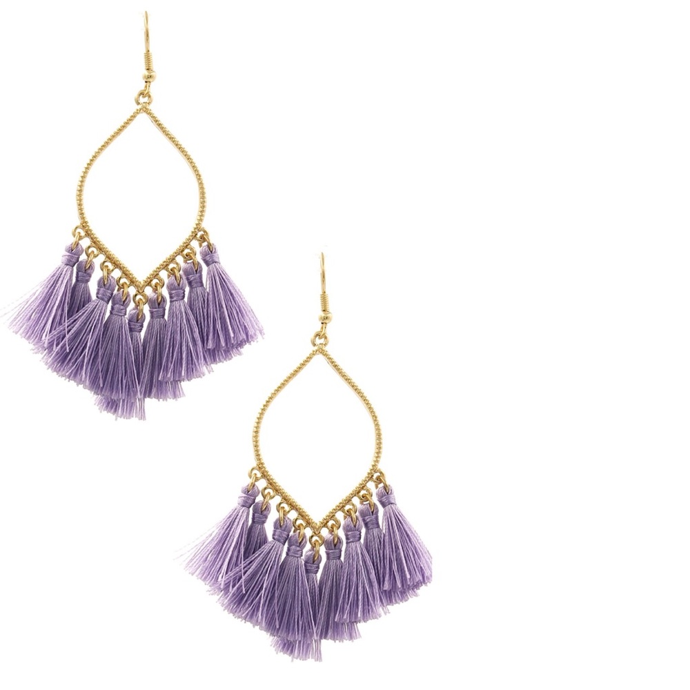 Teardrop Tassel Earring